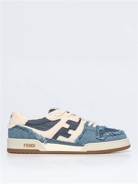 red fendi sneakers male|fendi denim sneakers.